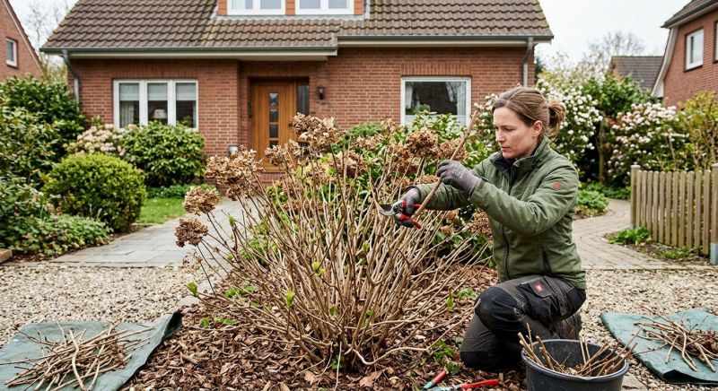 Hydrangea Pruning in Ventura County, CA
